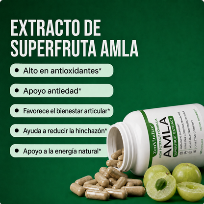 Cápsulas de Amla Orgánica Superfruit
